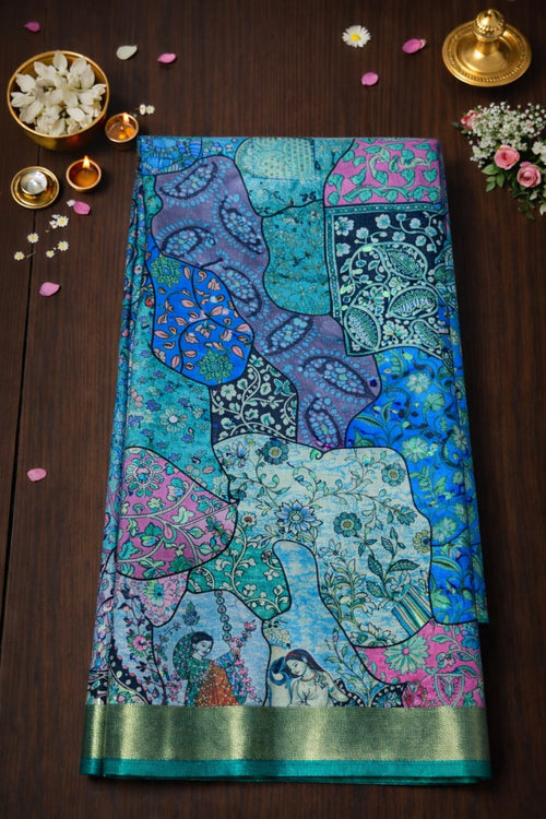 Emerald Heritage Saree